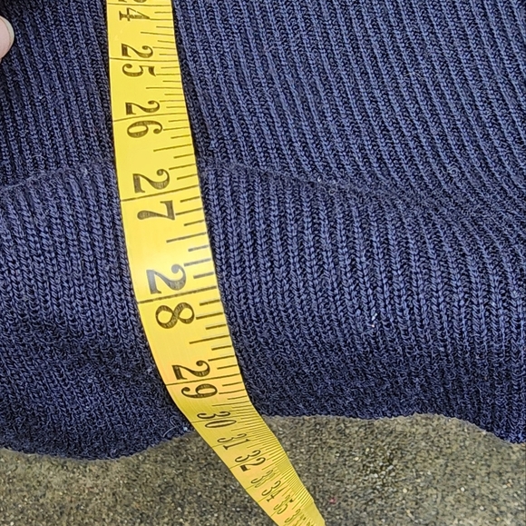 Mondi iconic Vintage‎ Navy  button detail tunic sweater S/ M - Picture 11 of 14